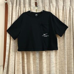 Nike Pocket Swoosh Cropped Short Sleeve Tee - 1X